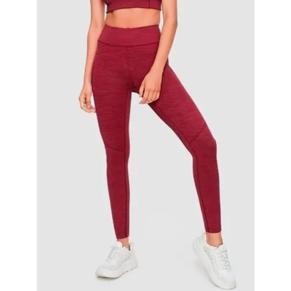 NWT Outdoor Voices Red TechSweat 7/8 Legging Small - Picture 1 of 6
